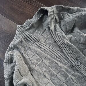 Women’s green (light/muted hunter green) cardigan